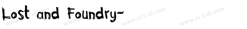 Lost and Foundry字体转换